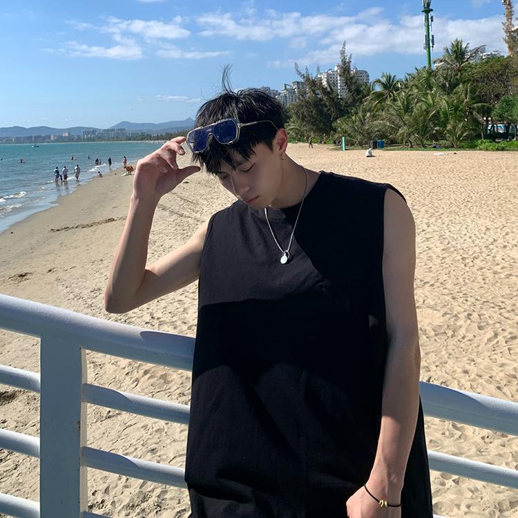 Hot 2025 | Áo Thun Tanktop Mùa Hè Form Rộng Áo Ba Lỗ Quảng Châu Cao Cấp | Không tay | Unisex - Hình ảnh 8