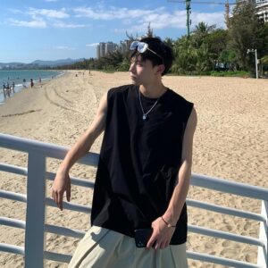 Hot 2025 | Áo Thun Tanktop Mùa Hè Form Rộng Áo Ba Lỗ Quảng Châu Cao Cấp | Không tay | Unisex