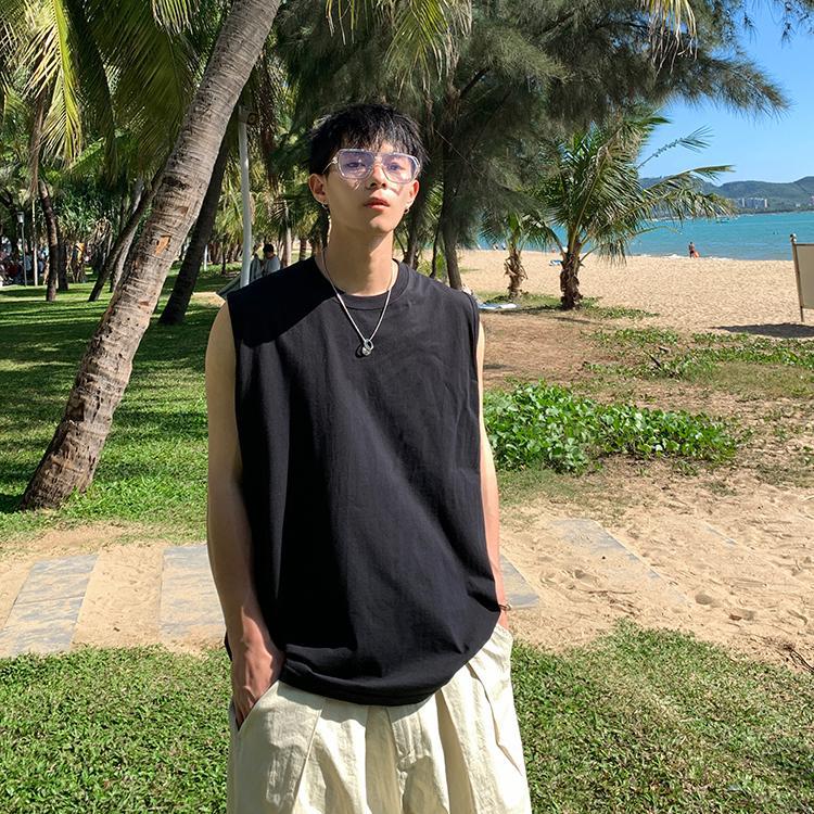Hot 2025 | Áo Thun Tanktop Mùa Hè Form Rộng Áo Ba Lỗ Quảng Châu Cao Cấp | Không tay | Unisex - Hình ảnh 2