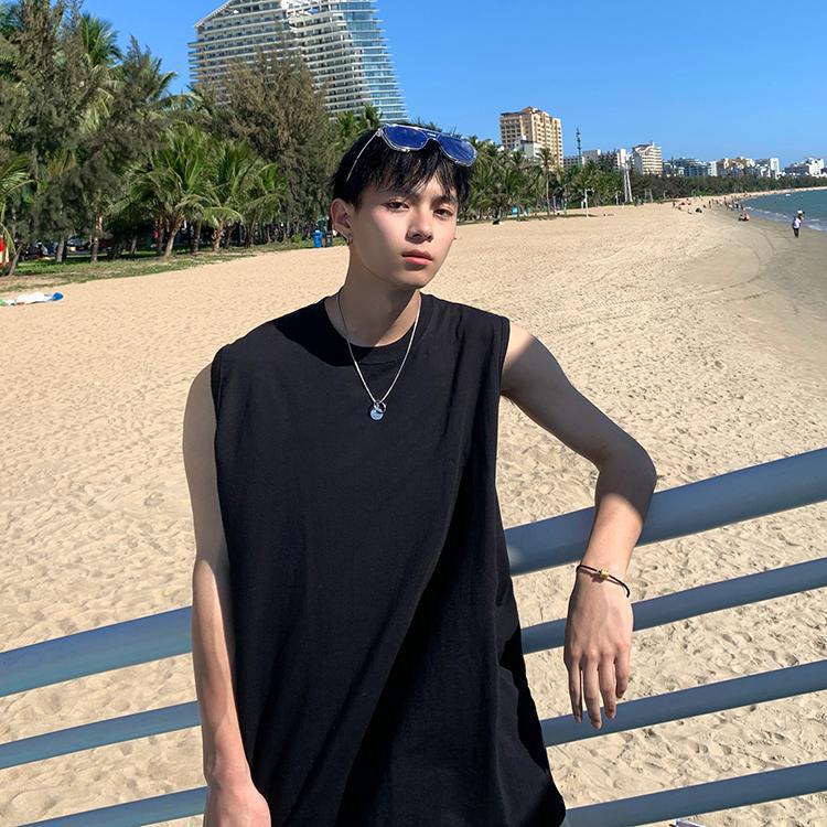 Hot 2025 | Áo Thun Tanktop Mùa Hè Form Rộng Áo Ba Lỗ Quảng Châu Cao Cấp | Không tay | Unisex - Hình ảnh 6