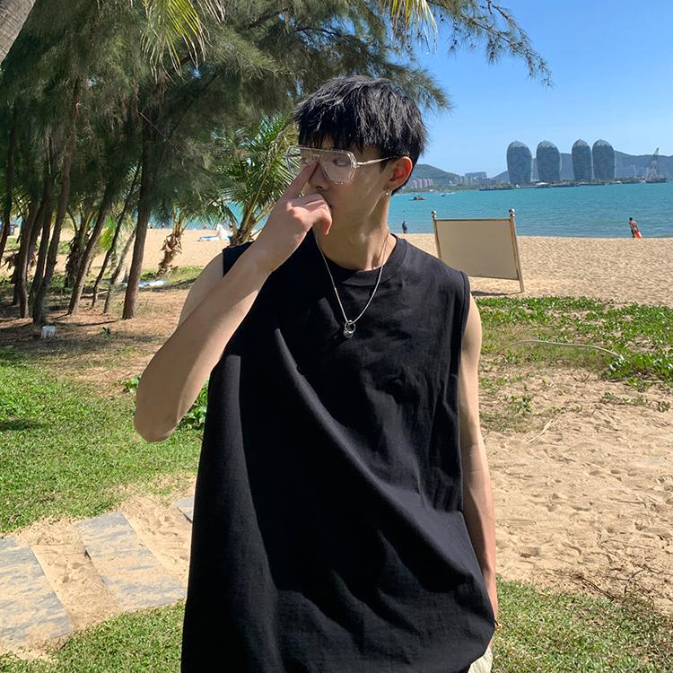 Hot 2025 | Áo Thun Tanktop Mùa Hè Form Rộng Áo Ba Lỗ Quảng Châu Cao Cấp | Không tay | Unisex - Hình ảnh 3